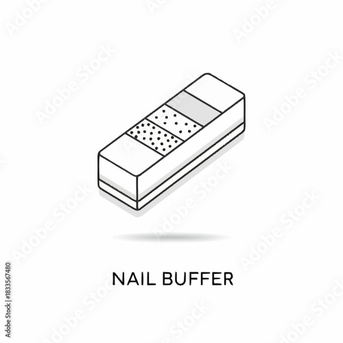 Nail Buffer Tool for Manicure and Pedicure, Beauty and Personal Care.