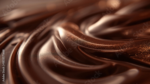 Cinematic Melted Chocolate