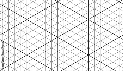 Isometric grid pattern