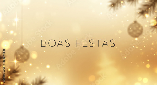 Minimalist Happy Holidays Poster