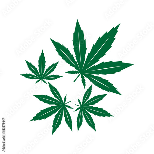 Cannabis logo icon design