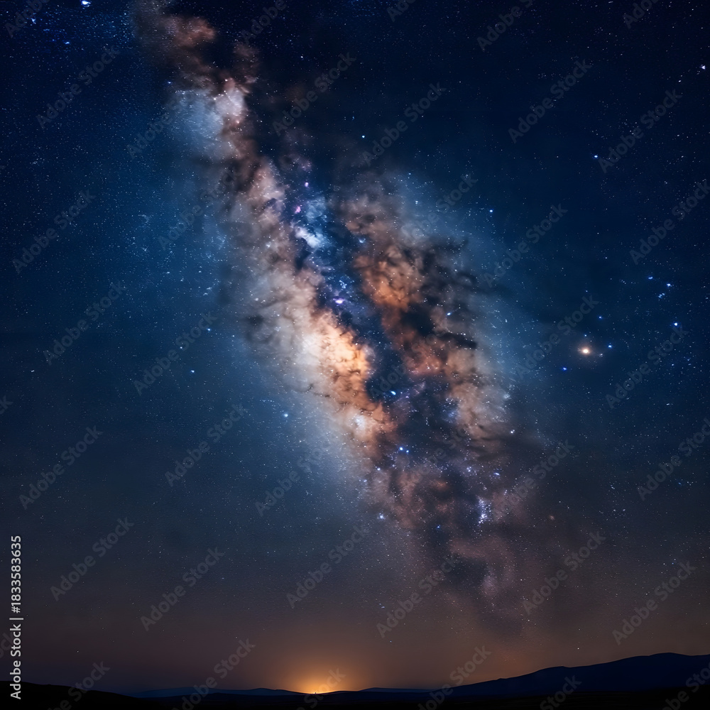 Fototapeta premium Night sky with stars