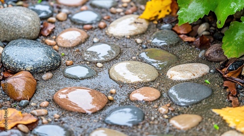 obliterate. Raindrops washing over a stone slab with fading marks, symbolizing natural cleansing and renewal. ESG reports.