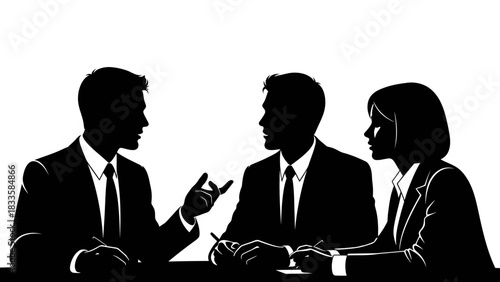 Dynamic business team brainstorming innovative strategies during a meeting, driving collaboration and success in a modern corporate environment, teamwork