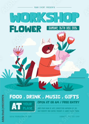Flower Workshop Flyer