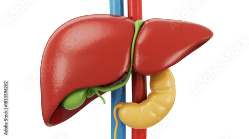 Discover the human liver anatomy and gallbladder for medical purposes