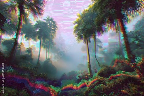 Digital forest error glitch 