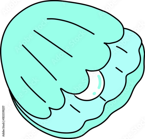 진주 품은 조개