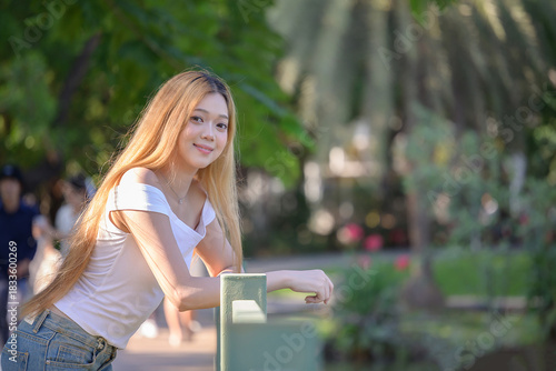 portrait of pretty woman