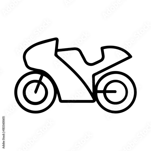 Motorcycle Outline