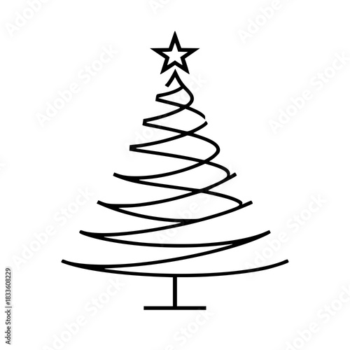 Celebrate the magic of Christmas! This festive Christmas tree vector brings joyful holiday spirit to cards, invitations, posters, and seasonal branding.