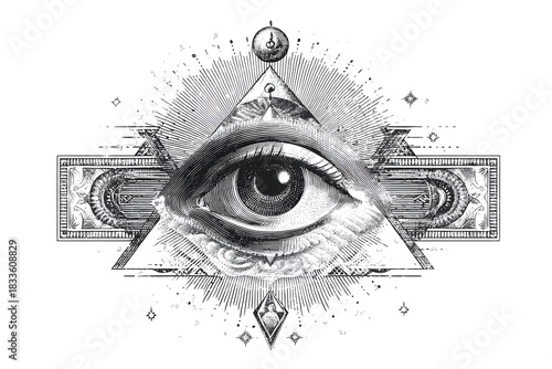 Mystical All Seeing Eye