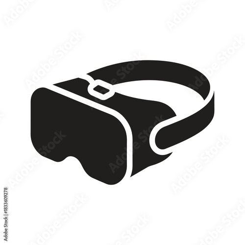 Virtual reality headset icon