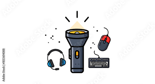 Open Book Featuring Health Symbols Including a Green Cross and Red Heart on a White Background