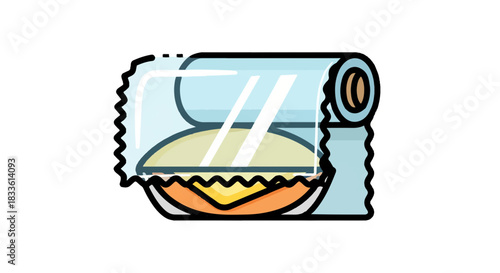 Colorful Camera Surrounded by Coins Representing Photography and Financial Success Themes