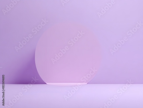 Light pastel purple with gentle vignette, clean lower third perfect for brand message