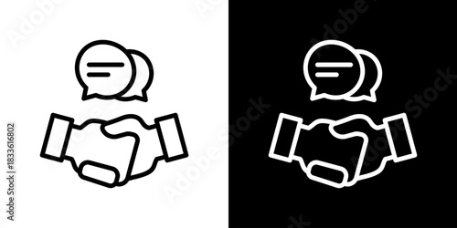 Introduction Icon Vector Illustration. Fresh Line Design Built For Creative Flexibility In Light And Dark Versions. 