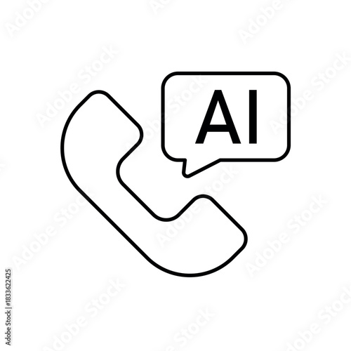 Icon a AI Operator, isolated against a clean background.