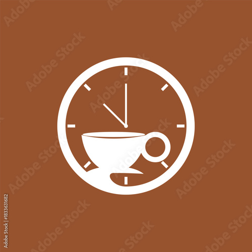 Artistic Coffee Break Logo Template