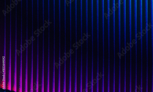 Neon glass spiral wave of transparent lines with blue brown gradient on dark 3d background. Abstract dna structure for science technology design. Futuristic graphic render wallpaper. 3D illustration