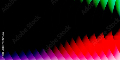 Neon glass spiral wave of transparent lines with blue brown gradient on dark 3d background. Abstract dna structure for science technology design. Futuristic graphic render wallpaper. 3D illustration