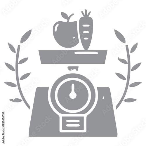 Healthy Food Scale Icon