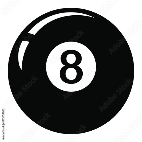 pool ball number eight