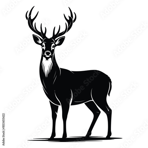 deer silhouette vector