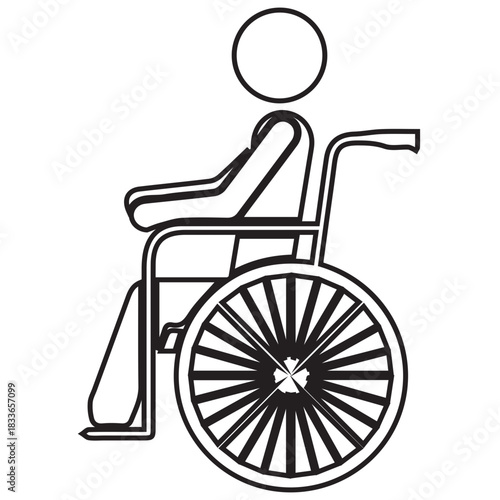 Person in a wheelchair