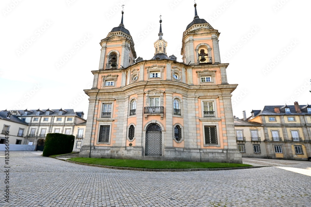 Obraz premium The landscape of La Granja de San Ildefonso , Segovia , Spain