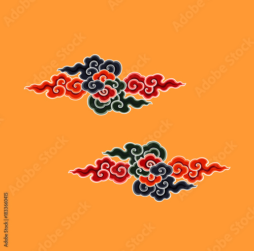 Tibetan cloud design 