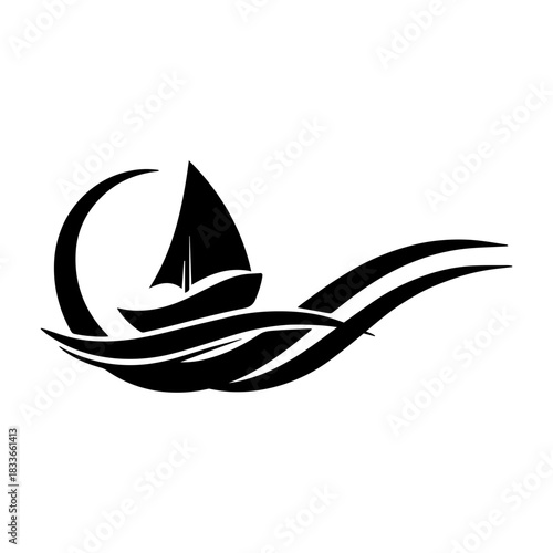 Sailing Boat Silhouette