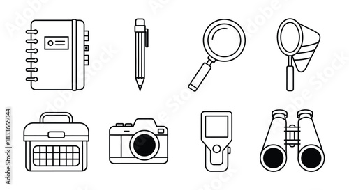 Collection of exploration and documentation tools for adventure and discovery