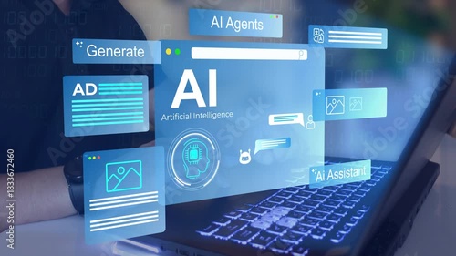 AI Agents and assistants. Ai Content Generator. Interaction with the Ai assistant to solve some tasks more easily. Image generator, documents, marketing and advertising, bot writing and coding