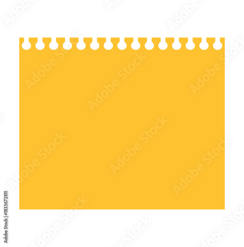 Vector illustration of blank sheets of paper for notes, memos, stickers, and card frames.