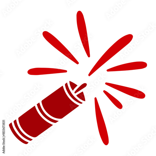 Firecracker Explosive Solid Icon