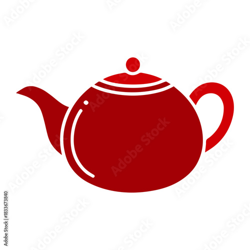 Asian Teapot Tea Solid Icon
