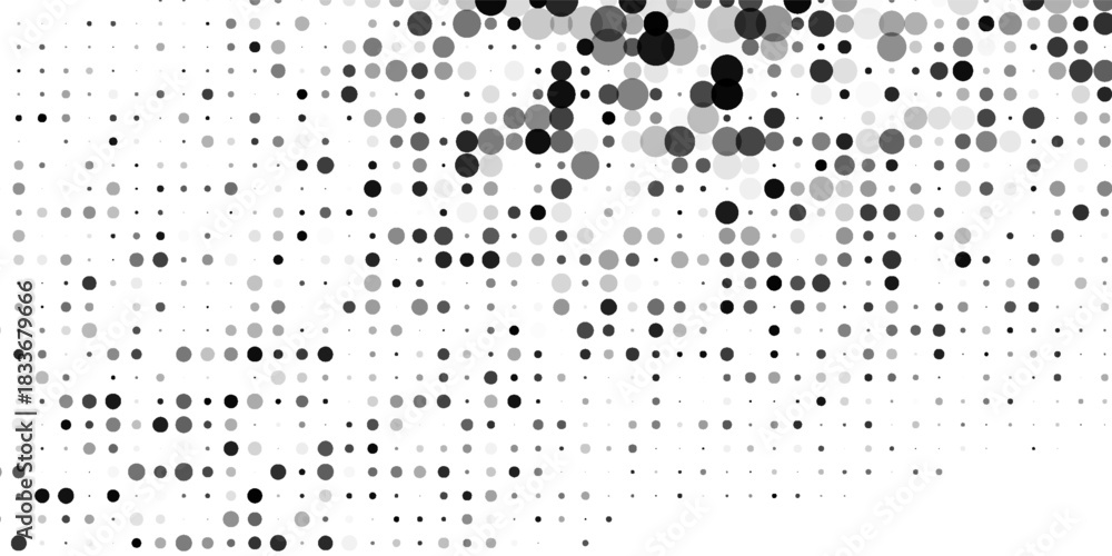Obraz premium Modern dotted abstract black and white blur background abstract simple design