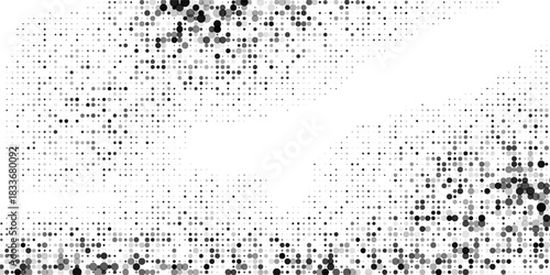 Modern dotted abstract black and white blur background abstract simple