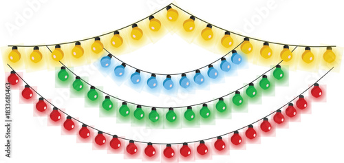 Colorful Festival Lantern String Lights Garland Decoration