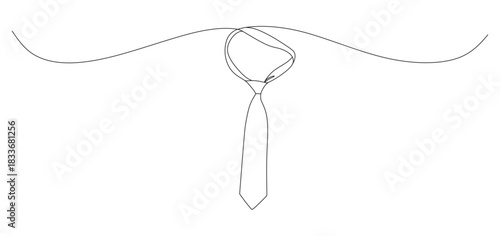 continuous line vector tie design eps 1
