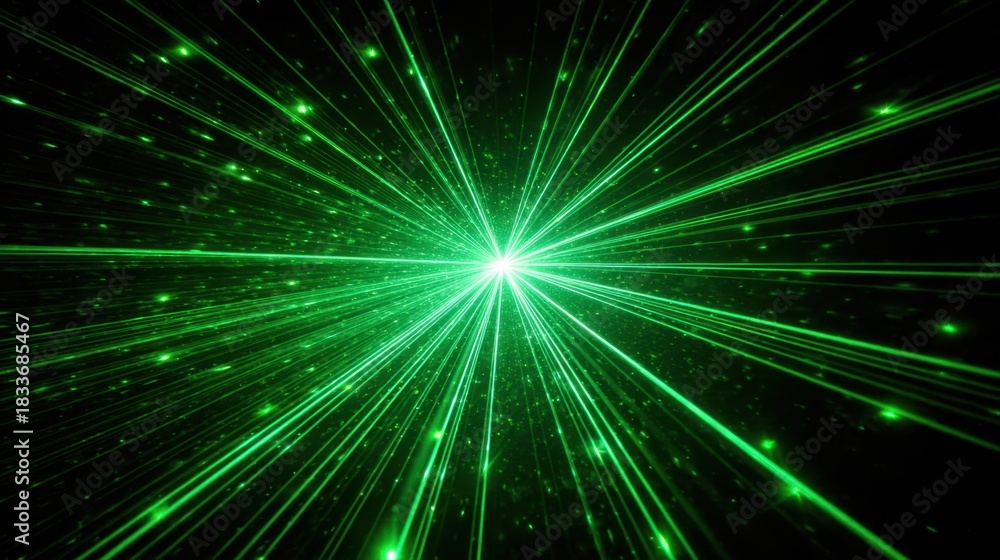 Naklejka premium Laser technology harnesses concentrated light to achieve precise results across science, medicine, industry, and creative performance.