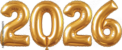 New year 2026 fireworks celebration gold festive party holiday event design