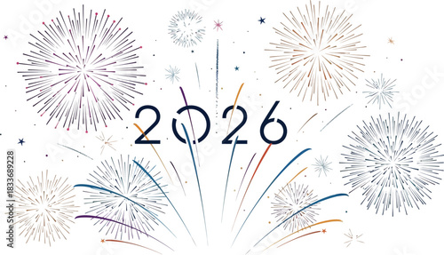 2026 balloons celebration party event happy new year future goals achievement date