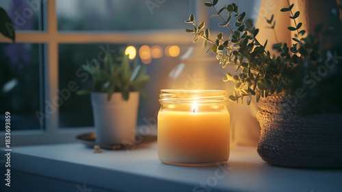 candles in the window