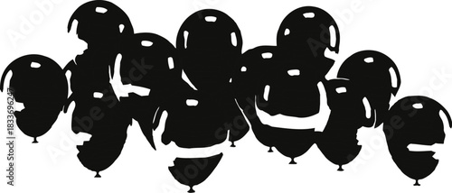 2026 new year balloons celebration future event party holiday festive bright