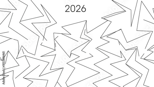 2026 year new years celebration future date event calendar number balloon blue