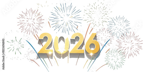 2026 new year date celebration future holiday calendar event design happy