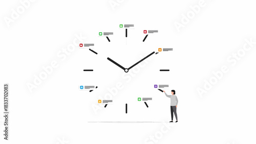 Conceptual Time Management Visualization for Project Deadlines