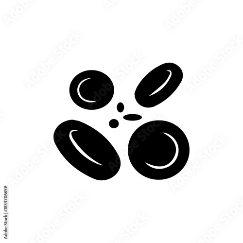 Blood cells icon